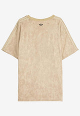 Adidas X Song For the Mute Distressed Logo T-shirt Beige KC2753CO/R_ADIST-CS