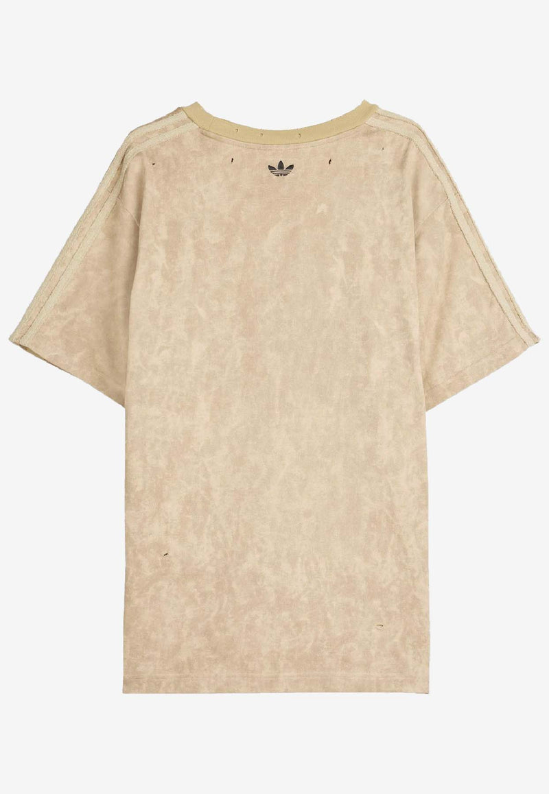 Adidas X Song For the Mute Distressed Logo T-shirt Beige KC2753CO/R_ADIST-CS