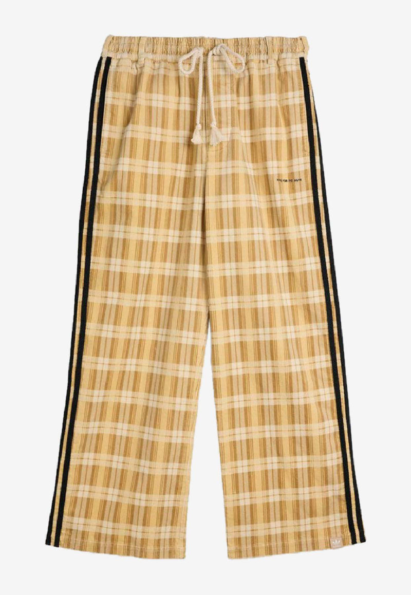 Adidas X Song For the Mute Checked Track Pants Beige KC3140CO/R_ADIST-WO