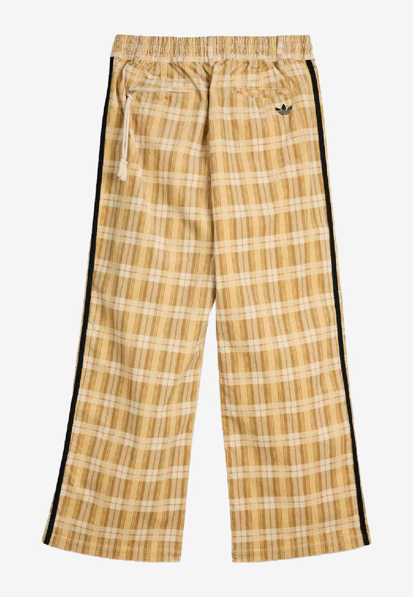 Adidas X Song For the Mute Checked Track Pants Beige KC3140CO/R_ADIST-WO