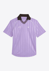 Adidas Originals X Wales Bonner Jacquard Football T-shirt Lilac KD0377PL/R_ADIST-LP_323-M