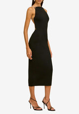 Cult Gaia Cassi Knit Midi Dress Black KD3397YN2611_BLACK