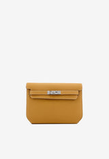 Kelly Depeches 25 Pouch in Natural Sable Togo with Palladium Hardware