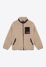 MC2 Saint Barth Kids Boys Snoopy Fleece Jacket Beige KEY0005-B00015I/R_MC2-11