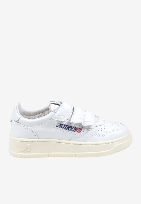 Autry Kids Boys Medalist Kidstripes Low-Top Sneakers White KILKFF_15