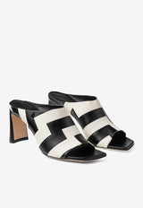 Jimmy Choo Kinley 75 Sandals in Avenue Nappa Leather KINLEY 75 PHO BLACK/LATTE