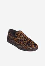 Adidas Handball Spezial Leopard Print Loafers Brown KJ2526_MULTI COLO