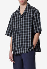 Studio Nicholson Kline Checked Shirt Black KLINESNM1414/S_STUNI-BP
