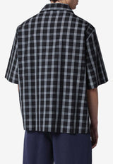 Studio Nicholson Kline Checked Shirt Black KLINESNM1414/S_STUNI-BP