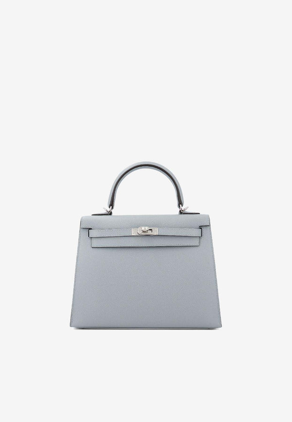 Kelly 25 Sellier in Gris Pantin Epsom with Palladium Hardware