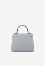 Kelly 25 Sellier in Gris Pantin Epsom with Palladium Hardware