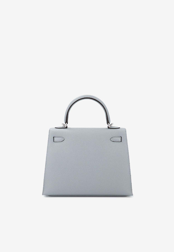 Kelly 25 Sellier in Gris Pantin Epsom with Palladium Hardware