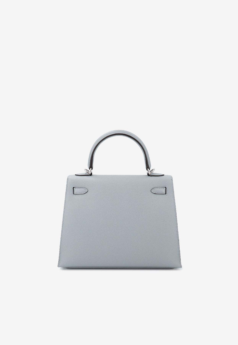 Kelly 25 Sellier in Gris Pantin Epsom with Palladium Hardware