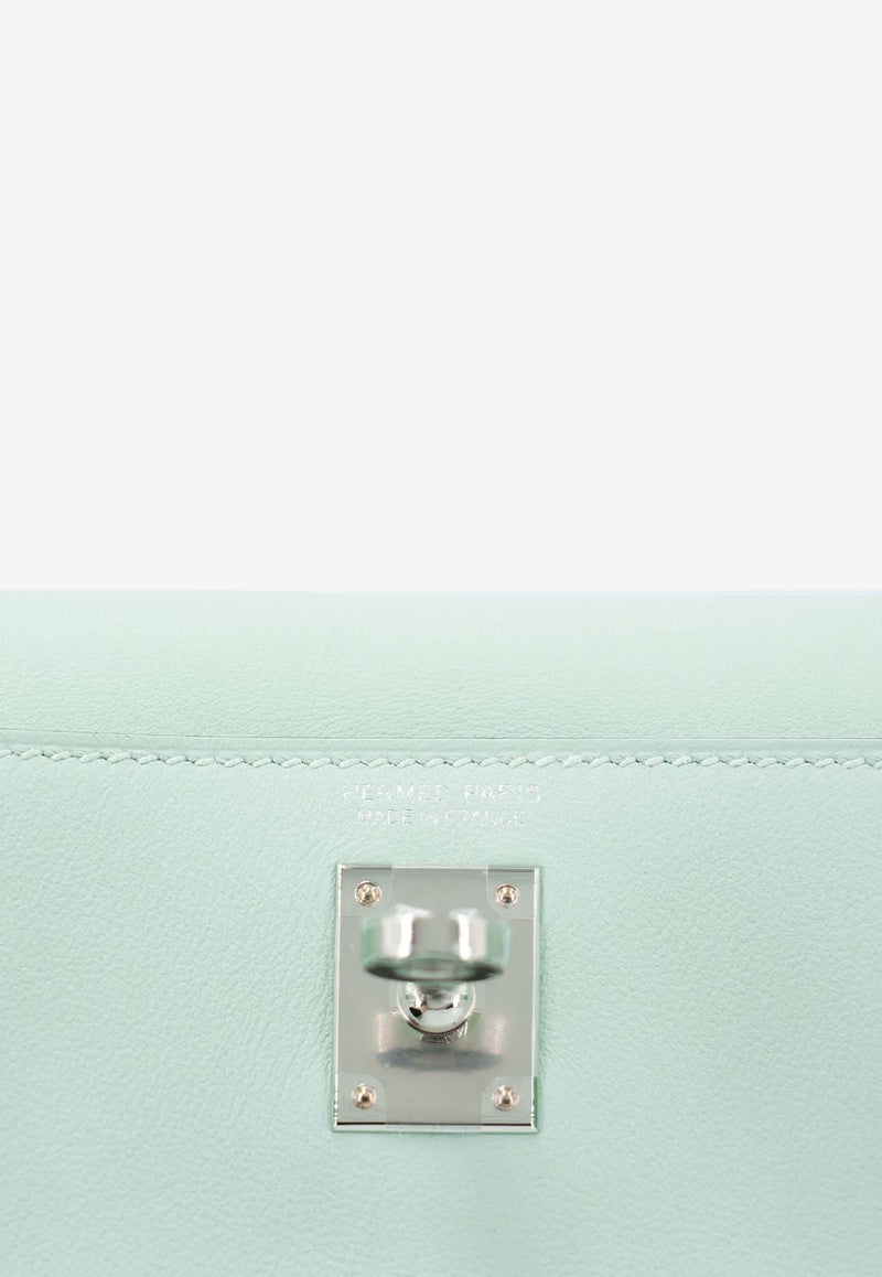 Kelly Danse in Vert Peppermint Swift with Palladium Hardware