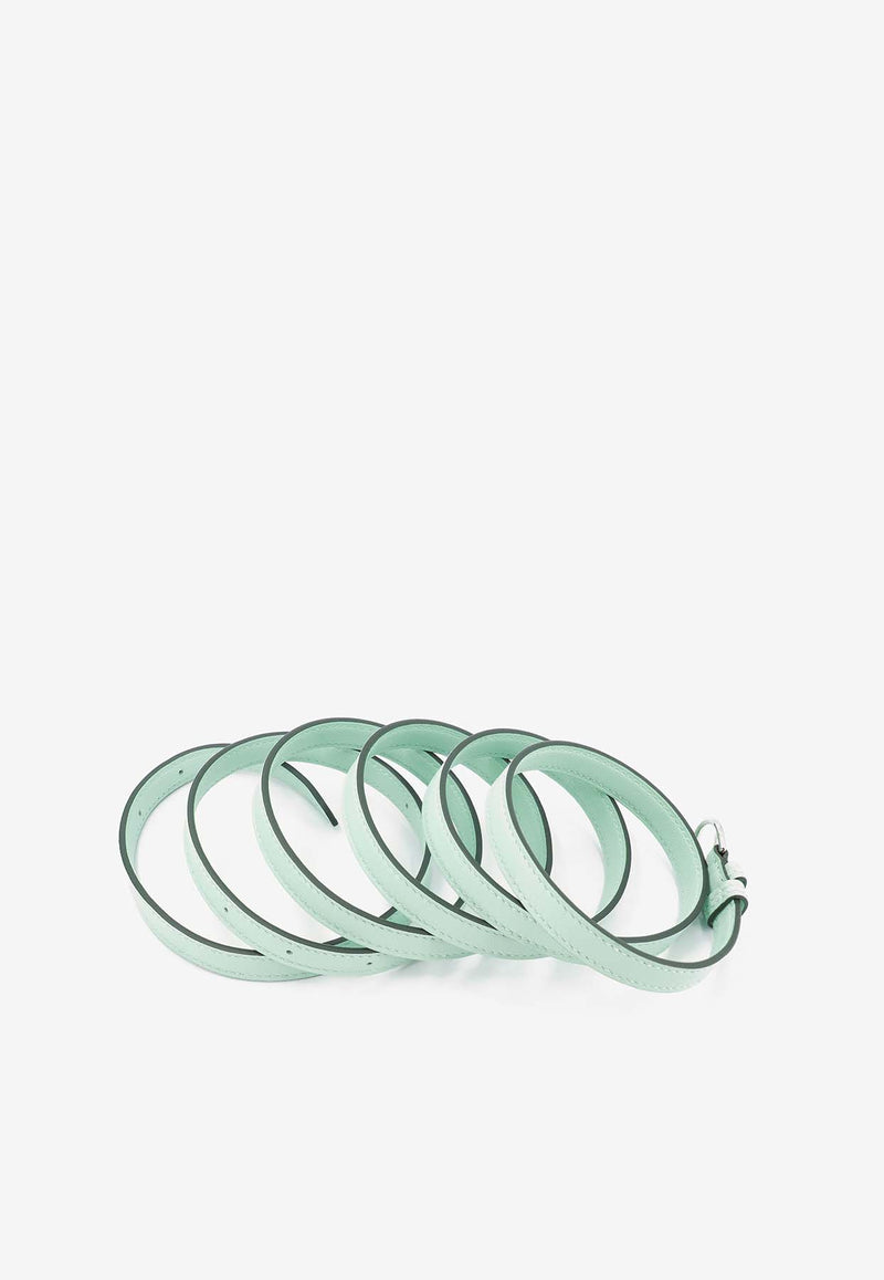 Kelly Danse in Vert Peppermint Swift with Palladium Hardware