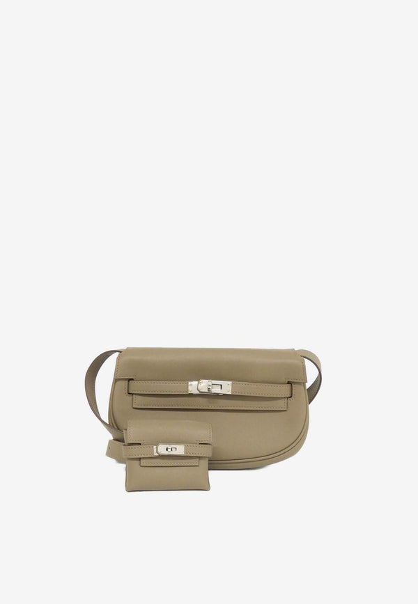 Kelly Moove in Etoupe Swift Leather with Palladium Hardware