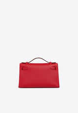 Kelly Pochette in Rouge Radieux Swift with Gold Hardware