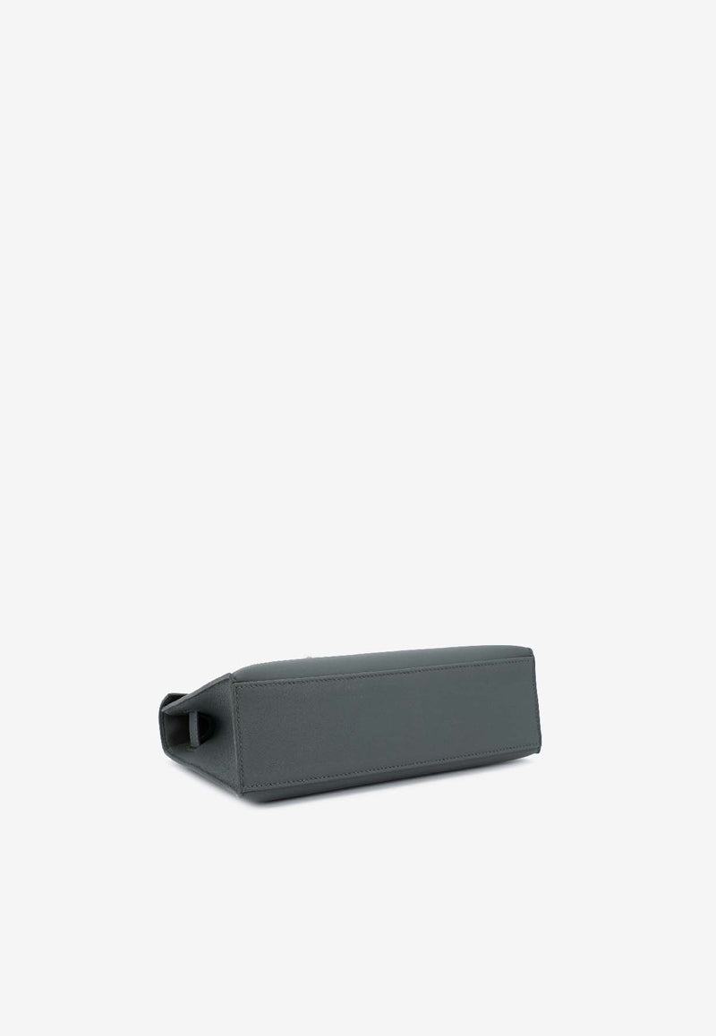 Kelly Pochette in Vert Mangrove Swift with Palladium Hardware