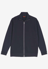 Barena Venezia Zip-Up Wool Cardigan KNU4841NAVY