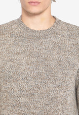 Barena Venezia Mareselo Bisto Knitted Wool Sweater Beige KNU5294-0510-238