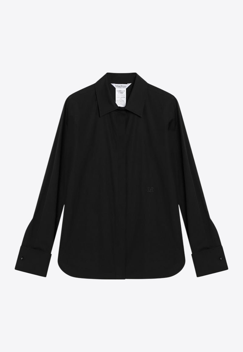 Max Mara Knut Long-Sleeved Shirt Black KNUTCO/R_MAXM-005