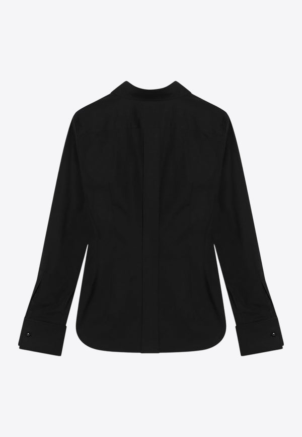 Max Mara Knut Long-Sleeved Shirt Black KNUTCO/R_MAXM-005