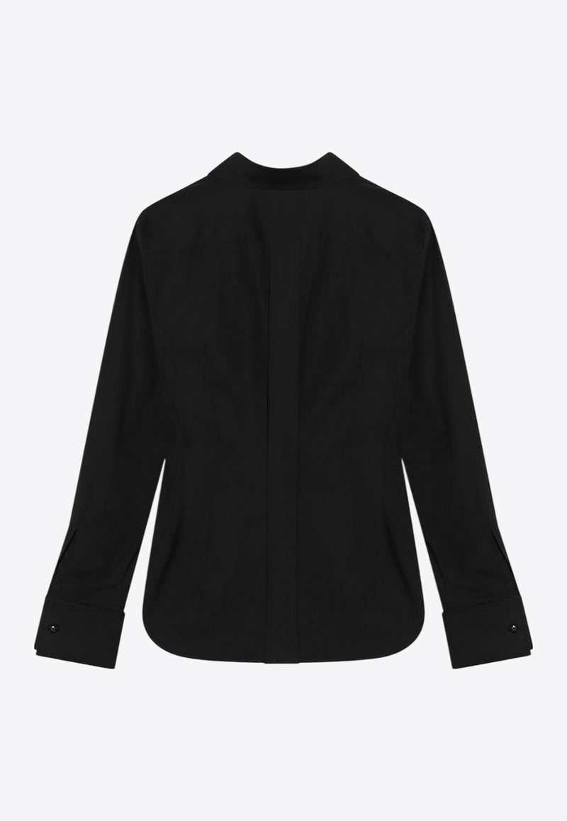 Max Mara Knut Long-Sleeved Shirt Black KNUTCO/R_MAXM-005