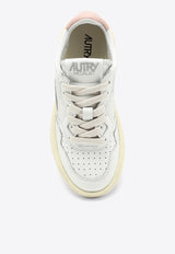 Autry Kids Boys Low-Top Leather Sneakers White KULKLL16/N_AUTRY-LL16