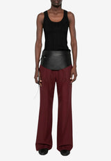JW Anderson Cable Knit Tank Top Black KW1454-YN0488_BLACK