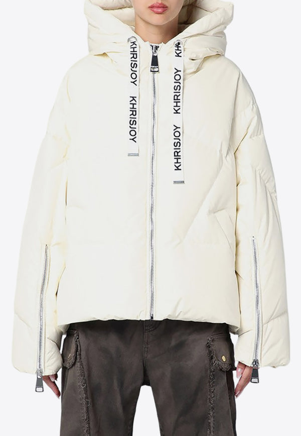 KHRISJOY Khris Iconic Quilted Down Jacket White KWF24R0601NY0001/P_KHRIS-BUT179