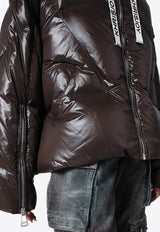 KHRISJOY Khris Iconic Quilted Down Jacket Brown KWF24R0601NY0002/P_KHRIS-CHO052