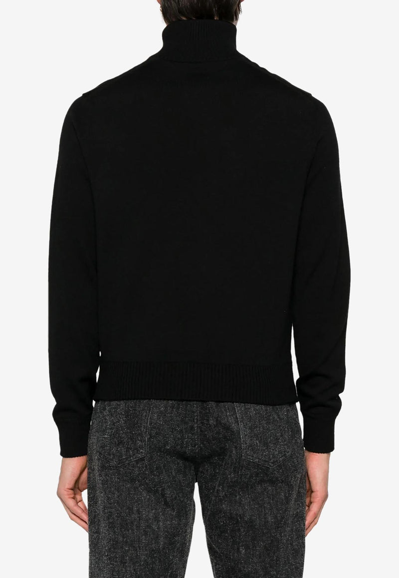 Tom Ford Zip-Up Suede Jacket KZF008-YMW084S25 LB999 Black