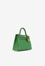 Hermès Kelly 25 in Bambou Chevre Chamkila Leather with Gold Hardware