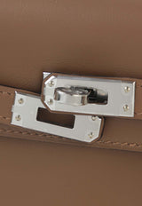 Hermès Kelly 25 in Alezan and Beige Marfa Swift Leather with Palladium Hardware