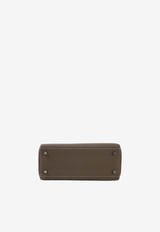 Hermès Kelly 25 in Etoupe Togo Leather with Palladium Hardware