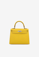 Hermès Kelly 25 Sellier in Cumin Epsom Leather with Palladium Hardware