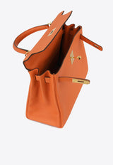 Hermès Kelly 28 in Feu Clemence Leather with Gold Hardware