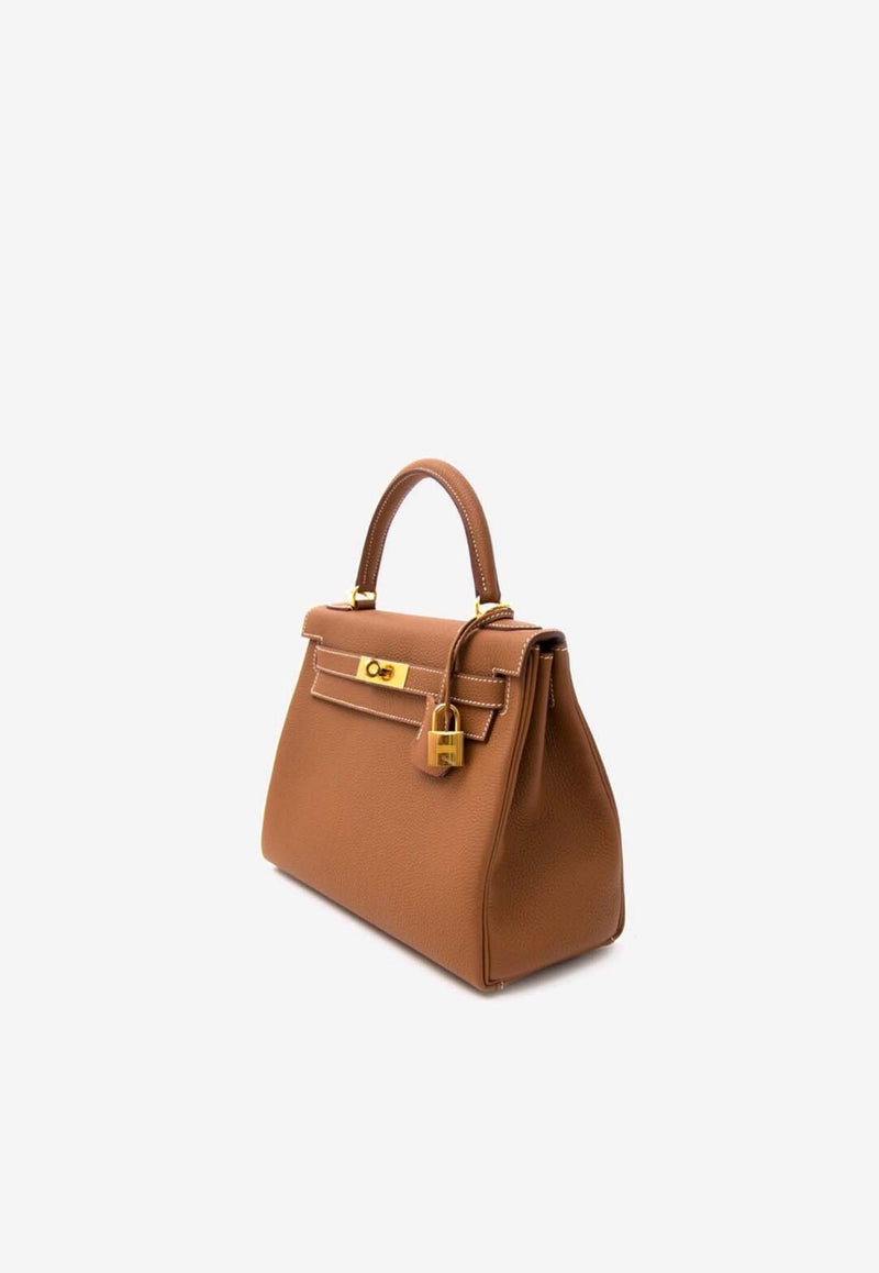 Hermès Kelly 28 in Gold Togo Leather with Gold Hardware