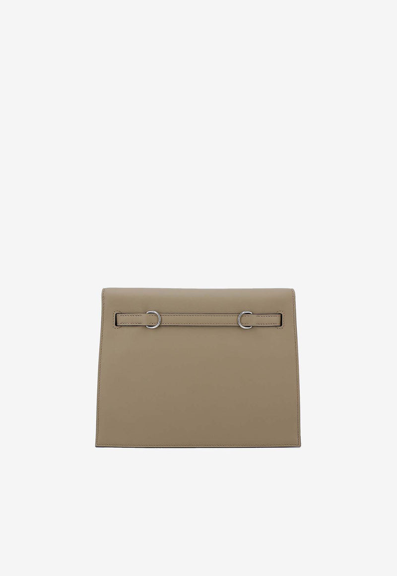 Hermès Kelly Danse in Beige Marfa Swift Leather with Palladium Hardware