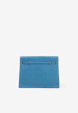 Hermès Kelly Danse in Bleu Zanzibar Evercolor Leather with Palladium Hardware