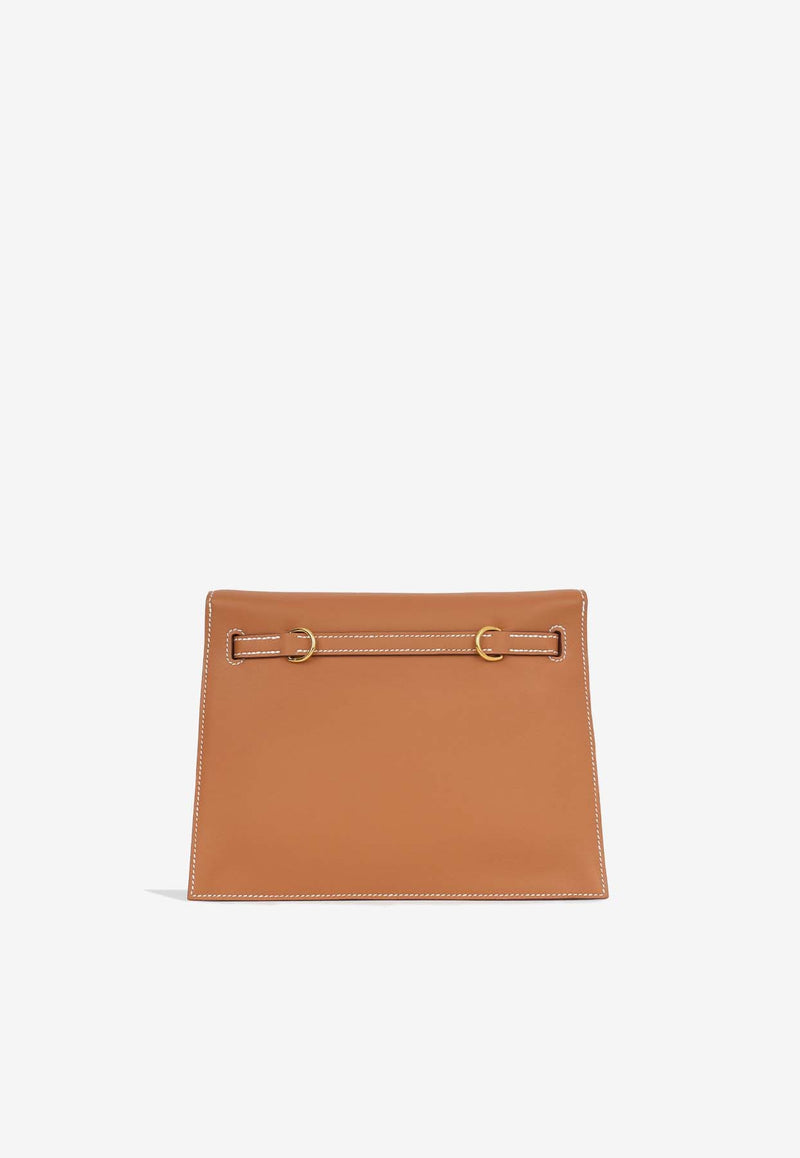 Hermès Kelly Danse in Gold Swift Leather with Gold Hardware