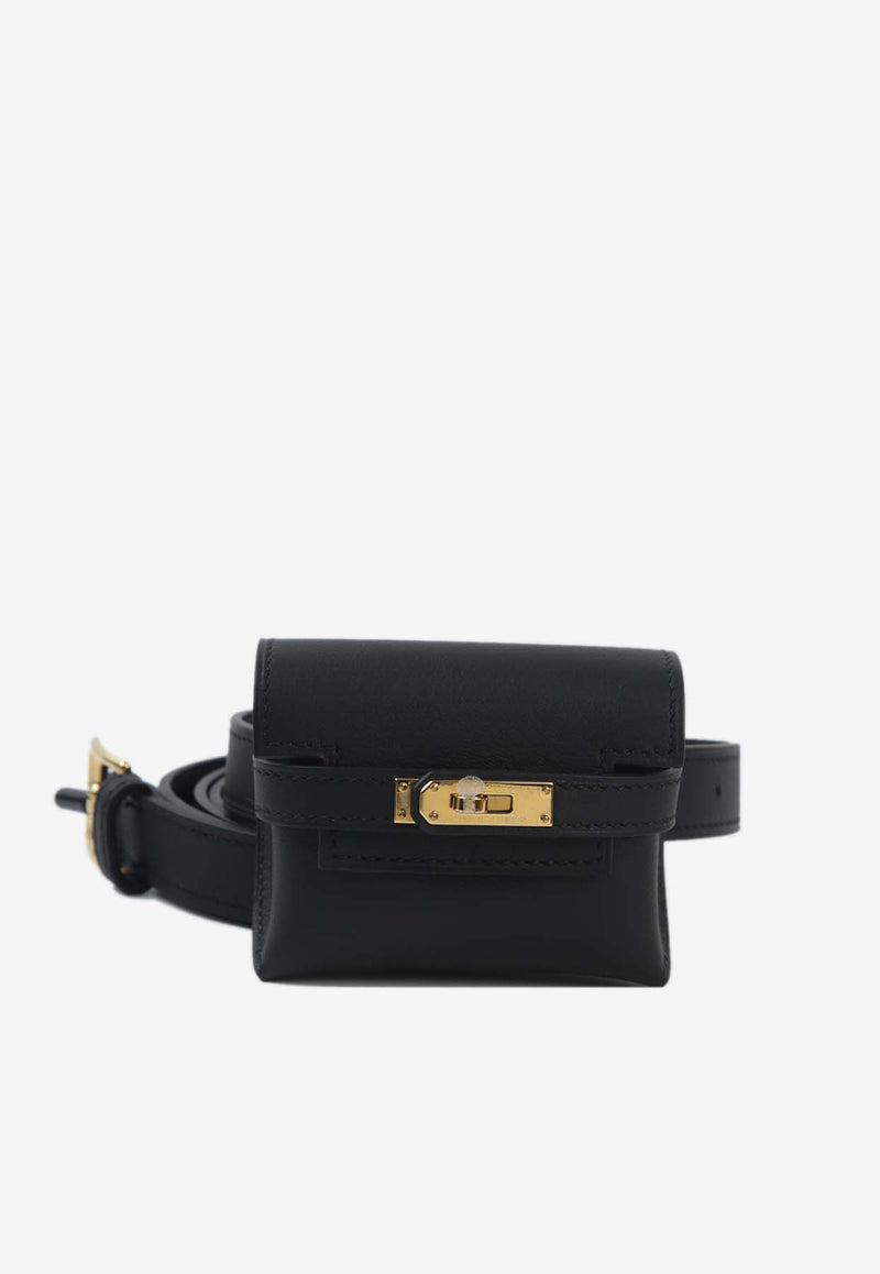 Hermès Kelly Moove in Black Swift Leather with Gold Hardware