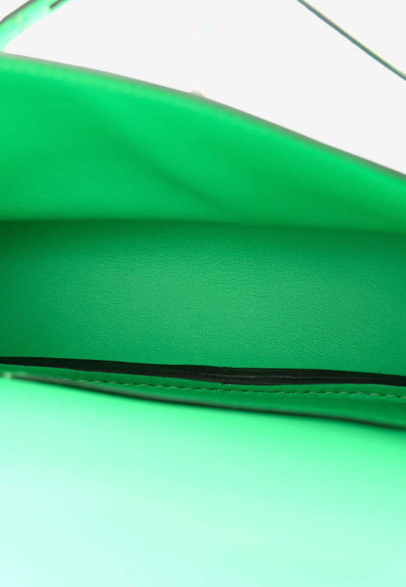 Hermès Kelly Moove in Vert Comic Swift Leather with Palladium Hardware