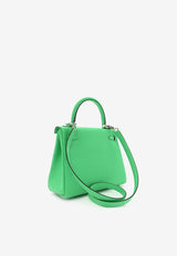 Hermès Kelly Retourne 25 in Vert Comics Togo Leather with Palladium Hardware