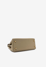 Hermès Kelly 28 Retourne in Beige Marfa Togo Leather with Gold Hardware