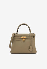 Hermès Kelly 28 Retourne in Beige Marfa Togo Leather with Gold Hardware