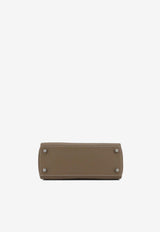 Kelly 25 in Etoupe Swift Leather with Palladium Hardware
