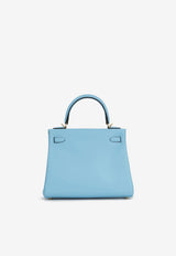 Kelly 25 in Celeste Swift with Gold Hardware