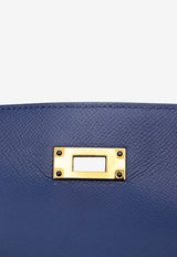 Kelly 28 in Bleu Saphir Epsom Leather with Gold Hardware