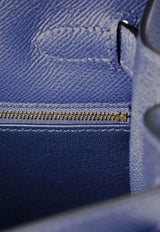 Kelly 28 in Bleu Saphir Epsom Leather with Gold Hardware